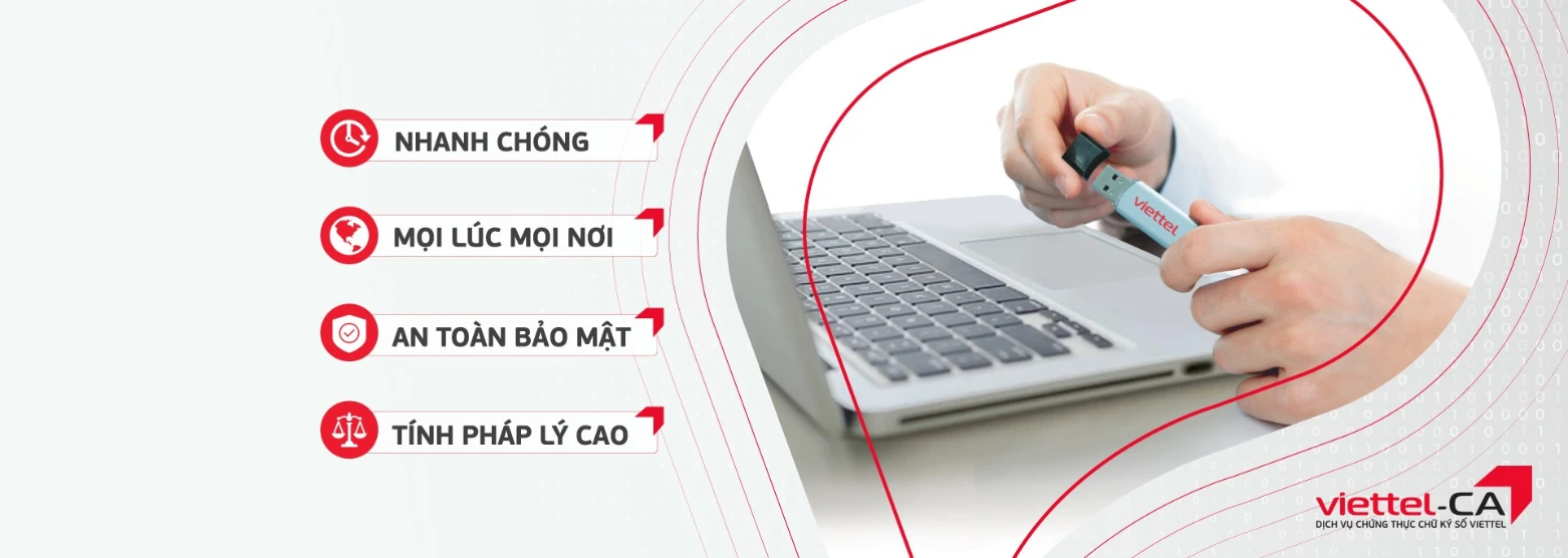 Chữ ký số Viettel CA USB Token chính hãng